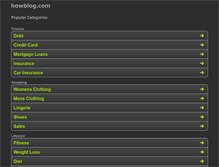 Tablet Screenshot of howblog.com